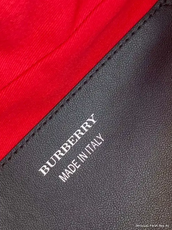 Official First Bag Ru Cotton Vintage BURBERRY Bum Medium Check Bonded Bag 0607